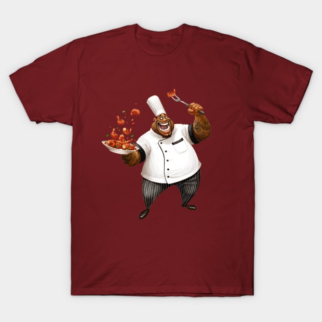 Chef Demetrius Gumbo T-Shirt by mdashow